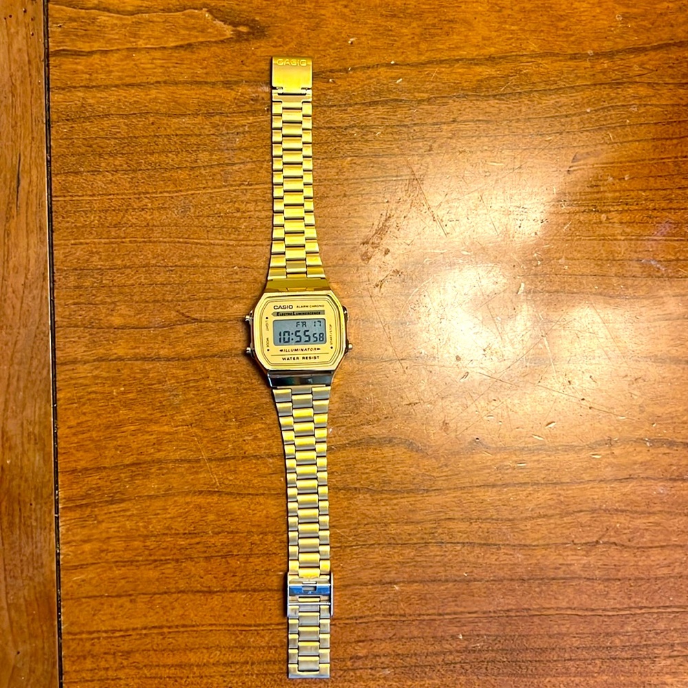 Casio Gold Watch